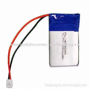 550mAh 3.7V 403048 Lithium Polymer Rechargeable Battery with Thin Thickness